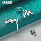 925 Silver Lightning Stud Earrings for Women
