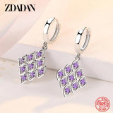 925 Silver Geometric Earrings For Women Jewelry