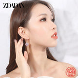 925 Silver Geometric Earrings For Women Jewelry
