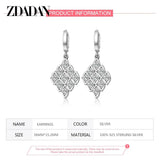 925 Silver Geometric Earrings For Women Jewelry