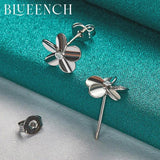 925 Sterling Silver Floral Earrings for Women's Wedding Parties