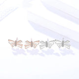 925 Silver Bow Earrings Studs for Women