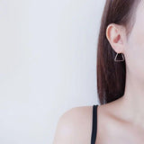 925 Silver Hoop Earrings for Women Fine S925 Sterling Earring