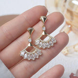 Charm Water Drop Earrings for Women Wedding Jewelry