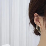 Zircon Tassel Earrings 14k Charm Wedding Jewelry Gift