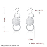 925 Silver Geometric Multicycle Earrings Charm Jewelry