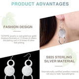 925 Silver Geometric Multicycle Earrings Charm Jewelry