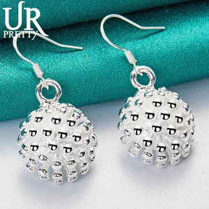 925 Silver Fireworks Drop Earring Wedding Party Charm Gift