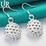 925 Silver Fireworks Drop Earring Wedding Party Charm Gift