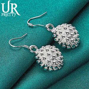 925 Silver Fireworks Drop Earring Wedding Party Charm Gift