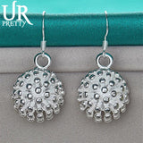 925 Silver Fireworks Drop Earring Wedding Party Charm Gift