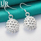 925 Silver Fireworks Drop Earring Wedding Party Charm Gift