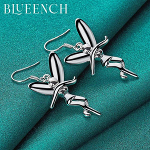 925 Silver Pixie Drop Earrings Wedding Party Fine Jewelry