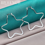 925 Silver Star Earrings for Women Wedding Party Romantic Jewelry
