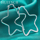 925 Silver Star Earrings for Women Wedding Party Romantic Jewelry