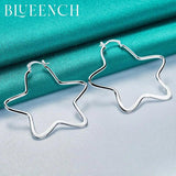 925 Silver Star Earrings for Women Wedding Party Romantic Jewelry