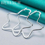925 Silver Star Earrings for Women Wedding Party Romantic Jewelry