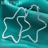 925 Silver Star Earrings for Women Wedding Party Romantic Jewelry