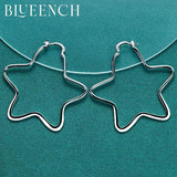 925 Silver Star Earrings for Women Wedding Party Romantic Jewelry