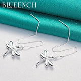 925 Sterling Silver Dragonfly Earrings for Women's Wedding Party