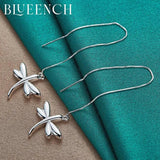 925 Sterling Silver Dragonfly Earrings for Women's Wedding Party