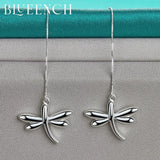 925 Sterling Silver Dragonfly Earrings for Women's Wedding Party
