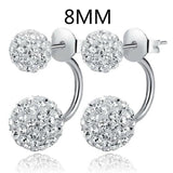 925 Silver Ball Earrings For Women Jewelry