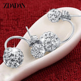 925 Silver Ball Earrings For Women Jewelry