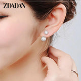 925 Silver Ball Earrings For Women Jewelry