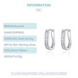 925 Silver 20mm Hoop Earrings for Women