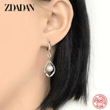 925 Sterling Silver Charm Dangle Earrings for Women Wedding Jewelry