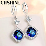 925 Silver Kyanite Earrings Women Banquet Party Gift