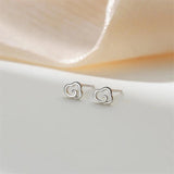 925 Silver Cloud Stud Earrings Fresh Summer Jewelry Accessories