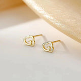 925 Silver Cloud Stud Earrings Fresh Summer Jewelry Accessories