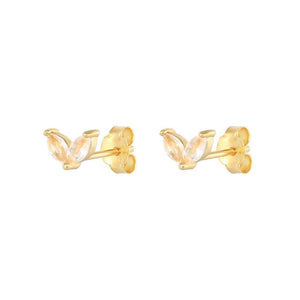 Horse Eye Studded Diamond 925 Sterling Silver Earrings For Women