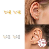 Horse Eye Studded Diamond 925 Sterling Silver Earrings For Women
