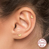 Horse Eye Studded Diamond 925 Sterling Silver Earrings For Women