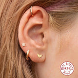 Horse Eye Studded Diamond 925 Sterling Silver Earrings For Women