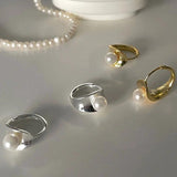 925 Silver Geometric Earrings for Women, Elegant Jewelry