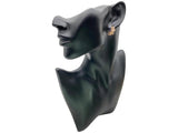 High Gorgeous 585 Rose Micro Wax Inlay Drop Earrings