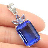 SheCrown Rich Violet Tanzanite Cz Jewelry Set for Sister