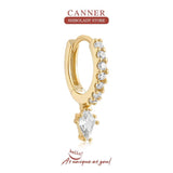 Zircon Hoop Earrings for Women
