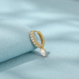 Zircon Hoop Earrings for Women