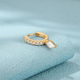 Zircon Hoop Earrings for Women