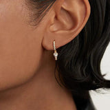 Zircon Hoop Earrings for Women