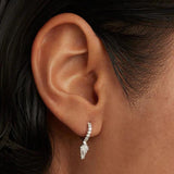 Zircon Hoop Earrings for Women
