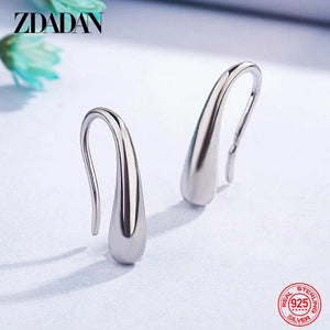 925 Silver Water Drop Earring Wedding Jewelry