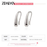 925 Silver Water Drop Earring Wedding Jewelry