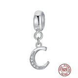 Necklace Dangle Charms Alphabet A-Z Letter Pendants Jewelry Gift