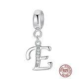 Necklace Dangle Charms Alphabet A-Z Letter Pendants Jewelry Gift